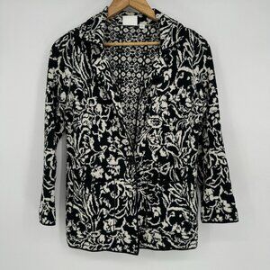 Anthropologie Reversible Sweater Cittwa Women's‎ Black and White 100% Cotton SM